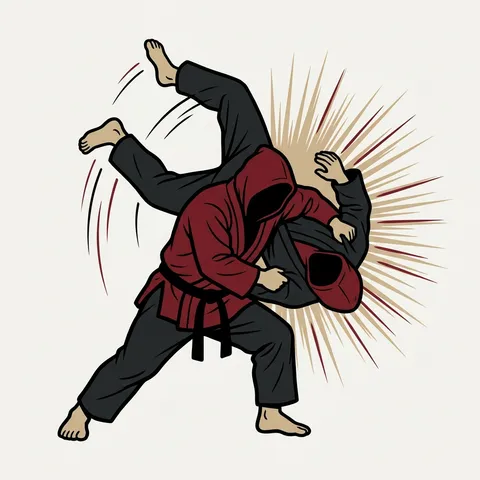 איור ג'ודו בסגנון FightGuide