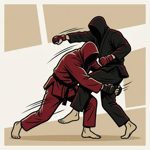 איור MMA בסגנון FightGuide