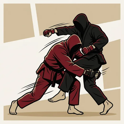 איור MMA בסגנון FightGuide